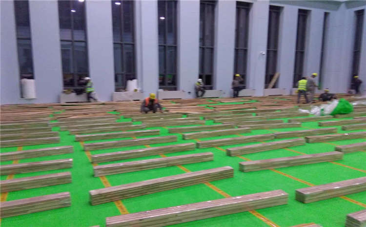 山東柞木體育木地板價格表