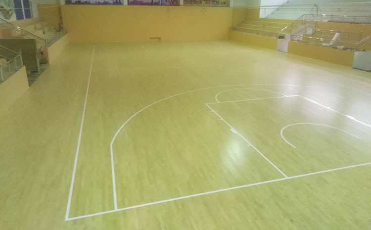 新疆硬木企口體育木地板每平米價格